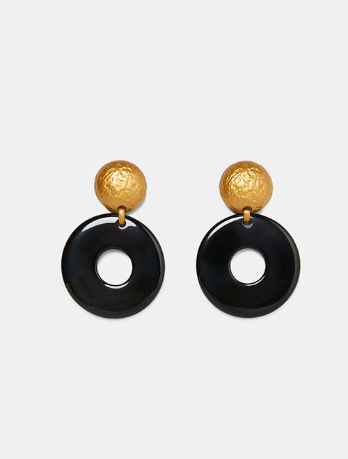 Golden Dangle Earrings