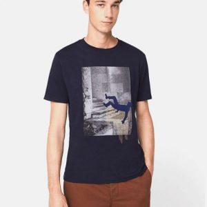 Pinstriped Denim Waistcoat